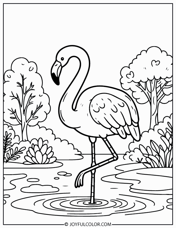 32 FREE Printable Flamingo Coloring Pages - Download & Enjoy!
