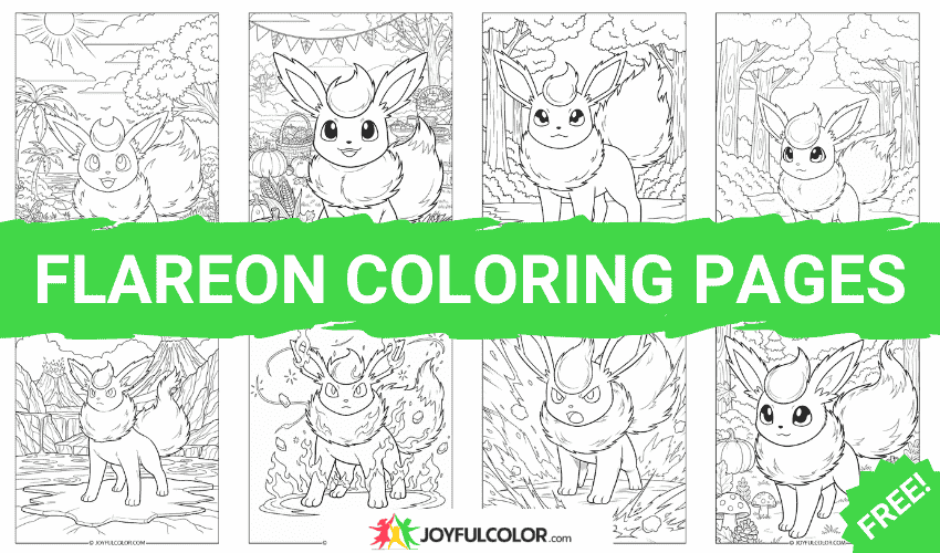 Flareon Coloring Pages