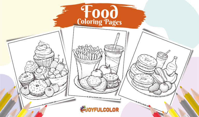 Food Coloring Pages for All Ages – FREE Printable & Download