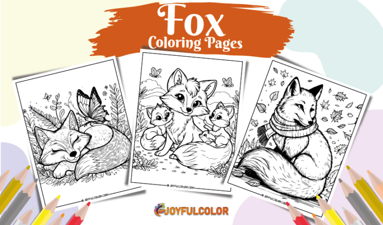 Fox Coloring Pages