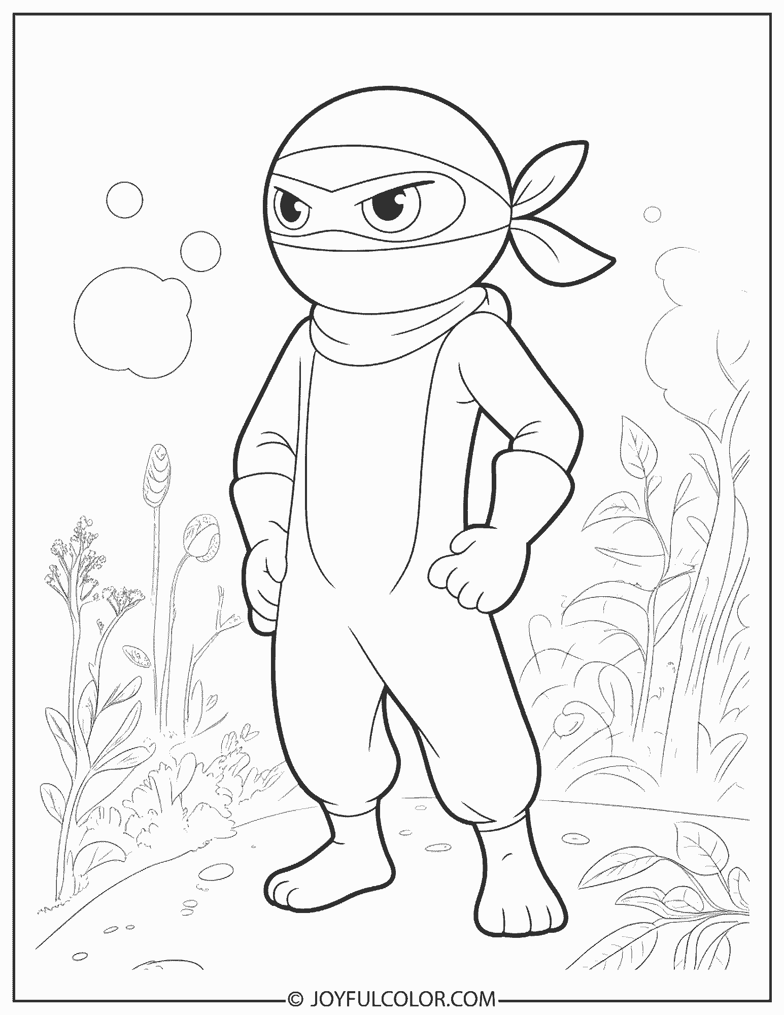 Frogadier Coloring Page