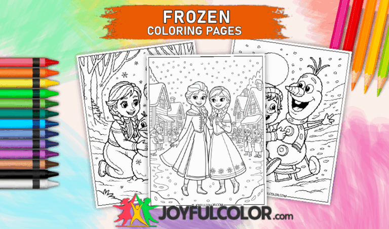 22 Free Printable Frozen Coloring Pages For All Ages