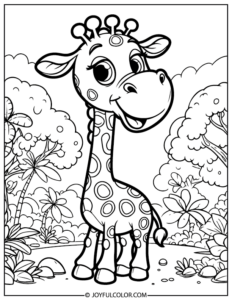 24 FREE Printable Giraffe Coloring Pages - Download & Enjoy!