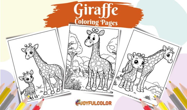 24 FREE Printable Giraffe Coloring Pages – Download & Enjoy!