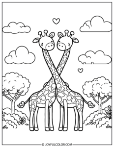 24 FREE Printable Giraffe Coloring Pages - Download & Enjoy!