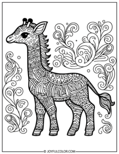 Giraffe Ruler Coloring 24 FREE Printable Giraffe Coloring Pages - Download & Enjoy!