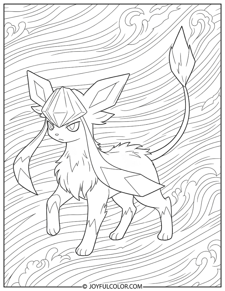 Glaceon Frozen Fur