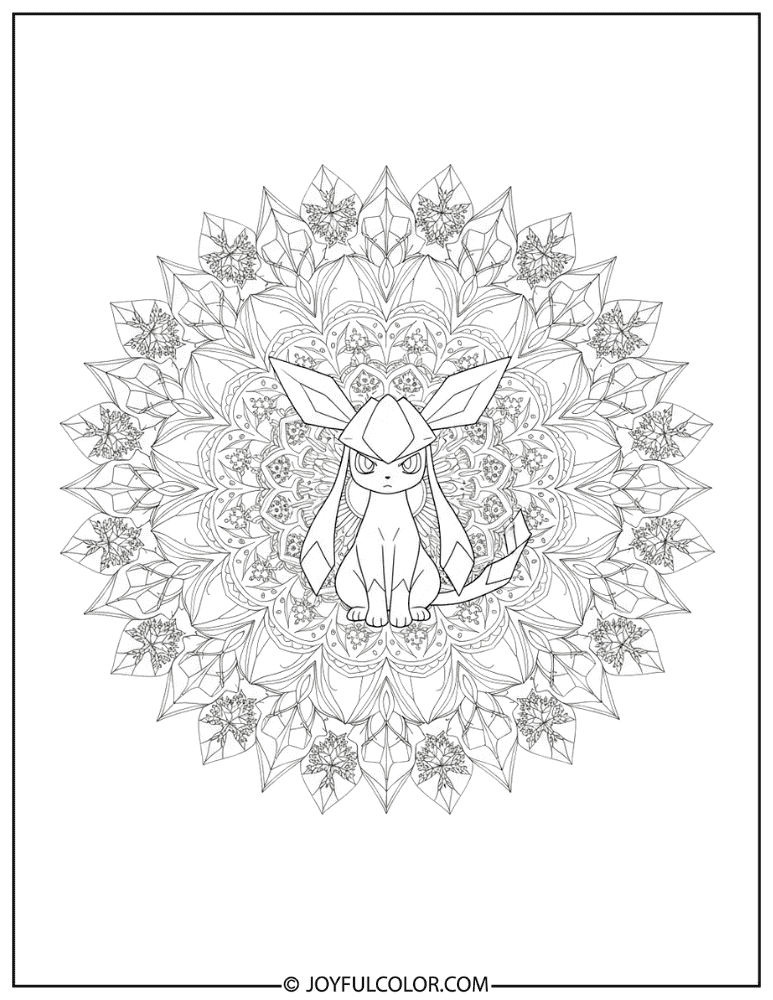Glaceon Mandala