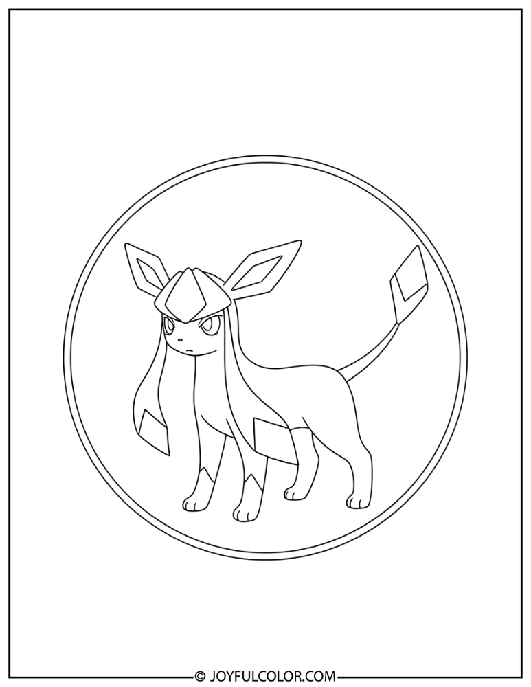 Glaceon Outline