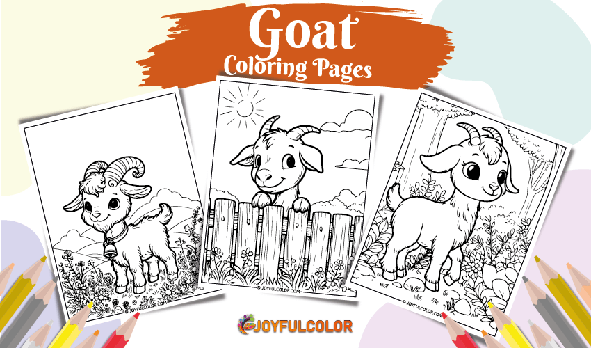 Goat Coloring Pages