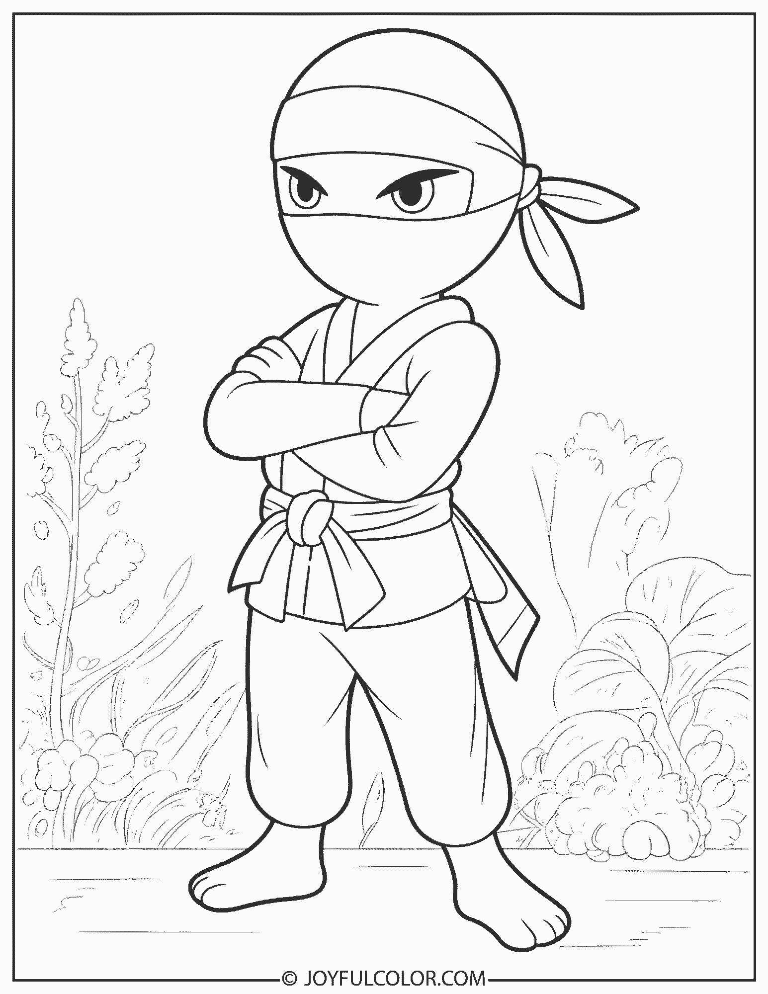 Greninja Coloring Page