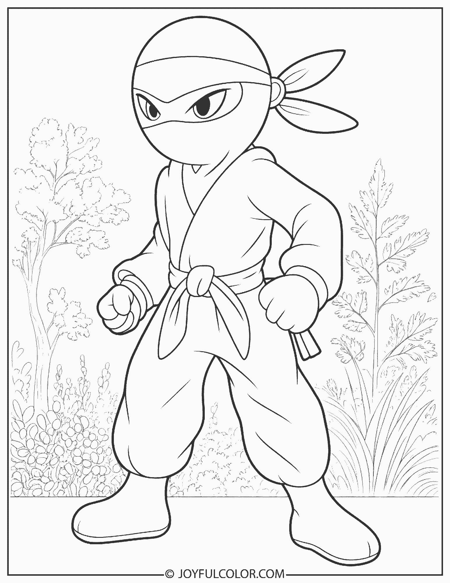 Greninja Gaming Coloring Page