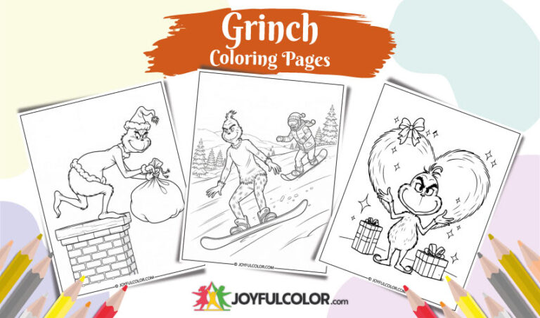 20 FREE Printable Grinch Coloring Pages For Your Little One