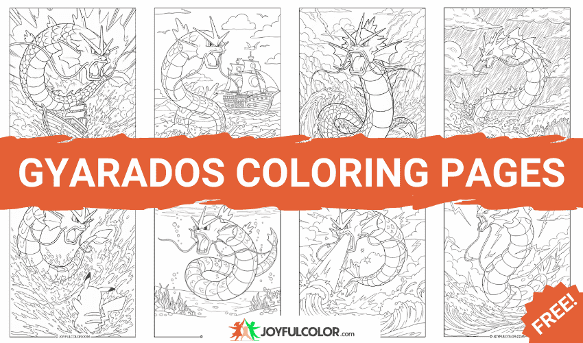 Gyarados Coloring Pages