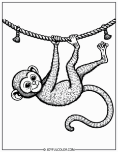 20 FREE Printable Monkey Coloring Pages - Download & Enjoy!