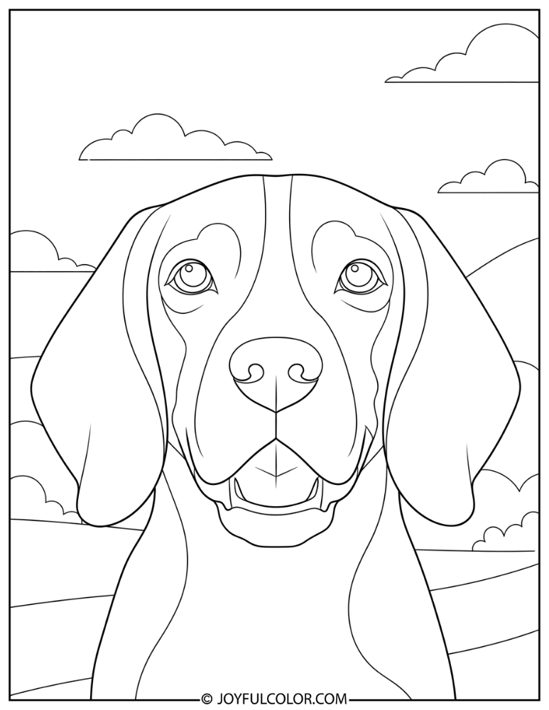 🐶 40+ Beagle Coloring Pages – FREE Printable Sheets for Dog Lovers!