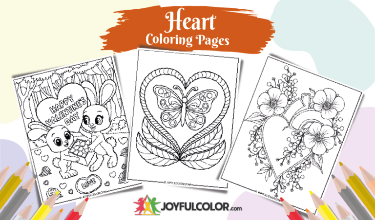 28 FREE Printable Heart Coloring Pages for All Ages