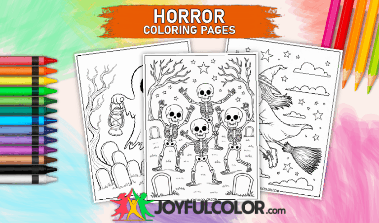 Horror Coloring Pages