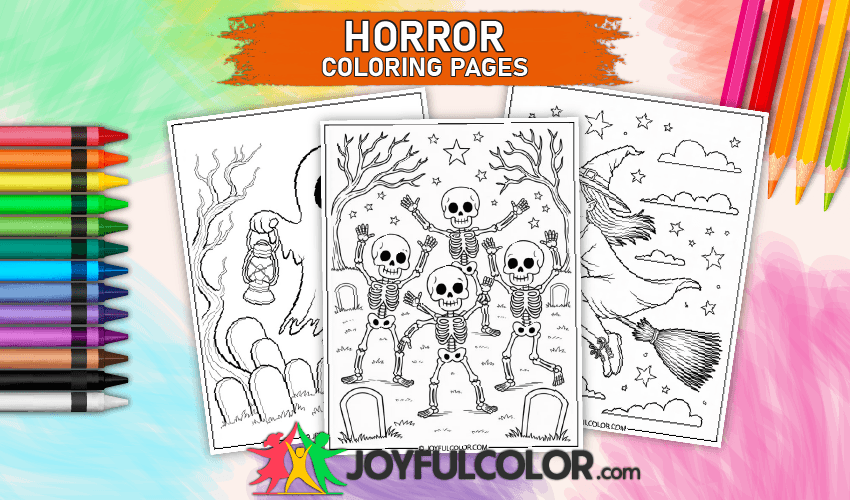 Horror Coloring Pages