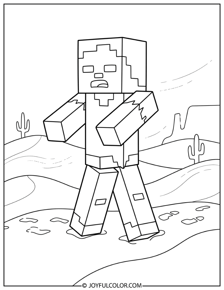 Husk Walking Through Sand Dunes