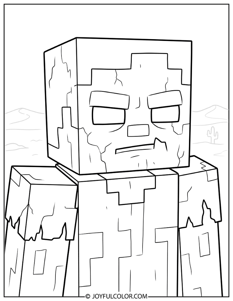 Husk Zombie Close-Up