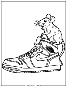 20 Jordan Shoe Coloring Pages Printable for Free Download