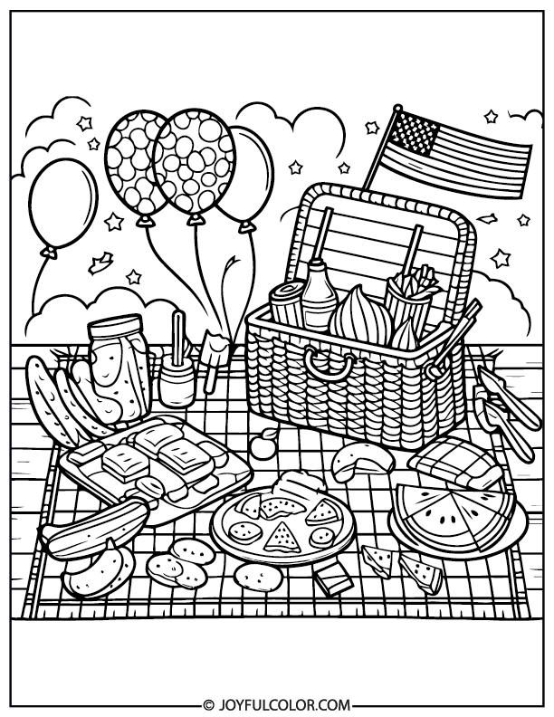 20 FREE Printable 4th of July Coloring Pages You’ll Love