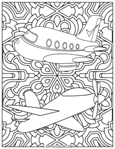 20 Airplane Coloring Pages (Free PDF Printable)