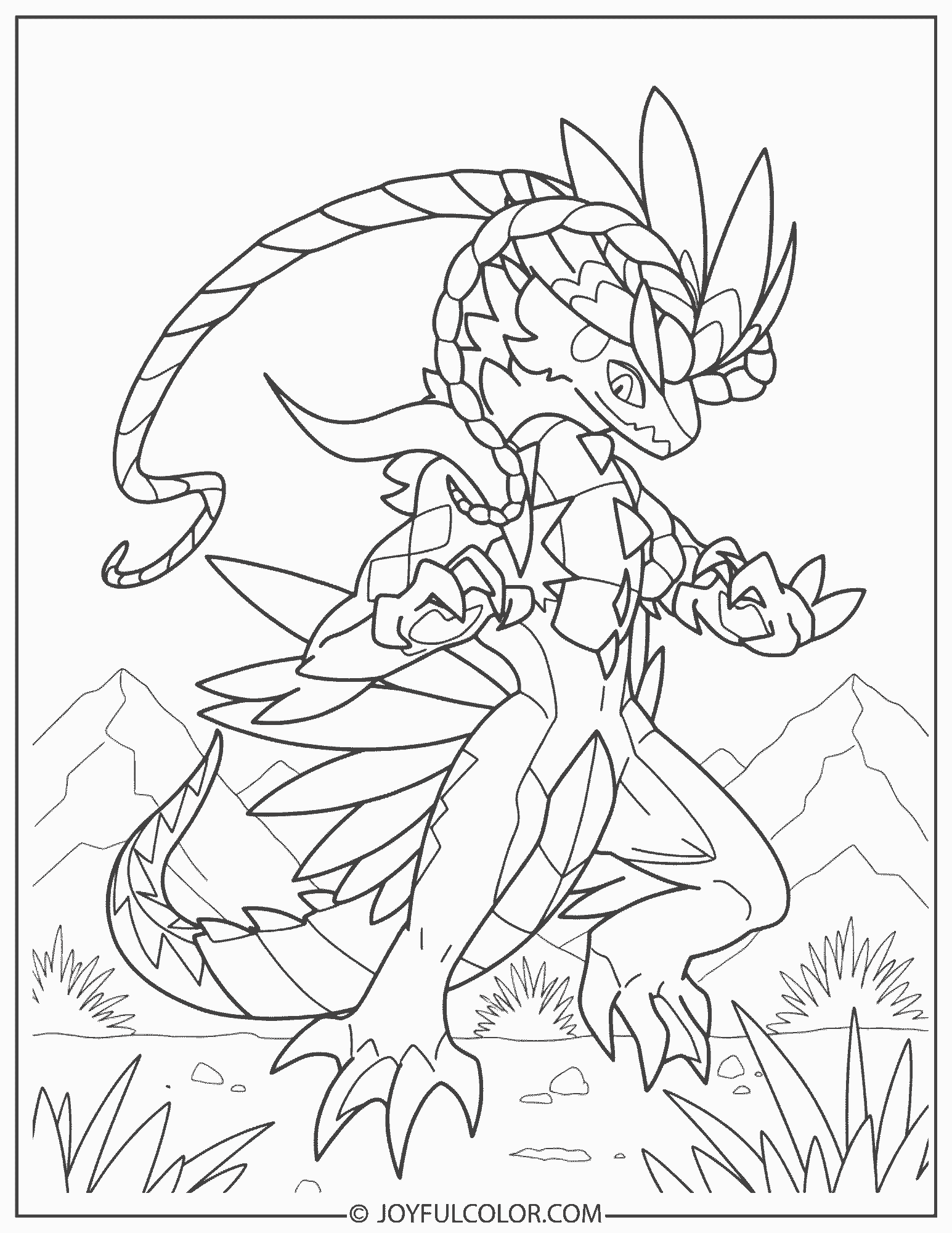 Koraidon Coloring Page