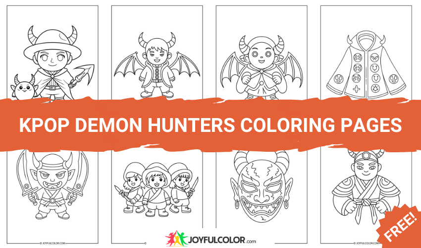 Kpop Demon Hunters Coloring Pages