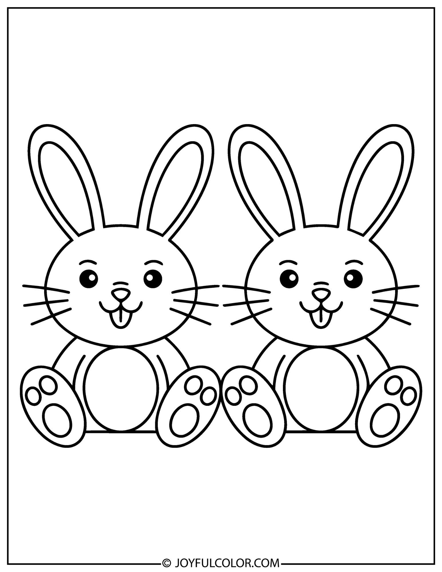 Kuromi and Best Friend Coloring Page