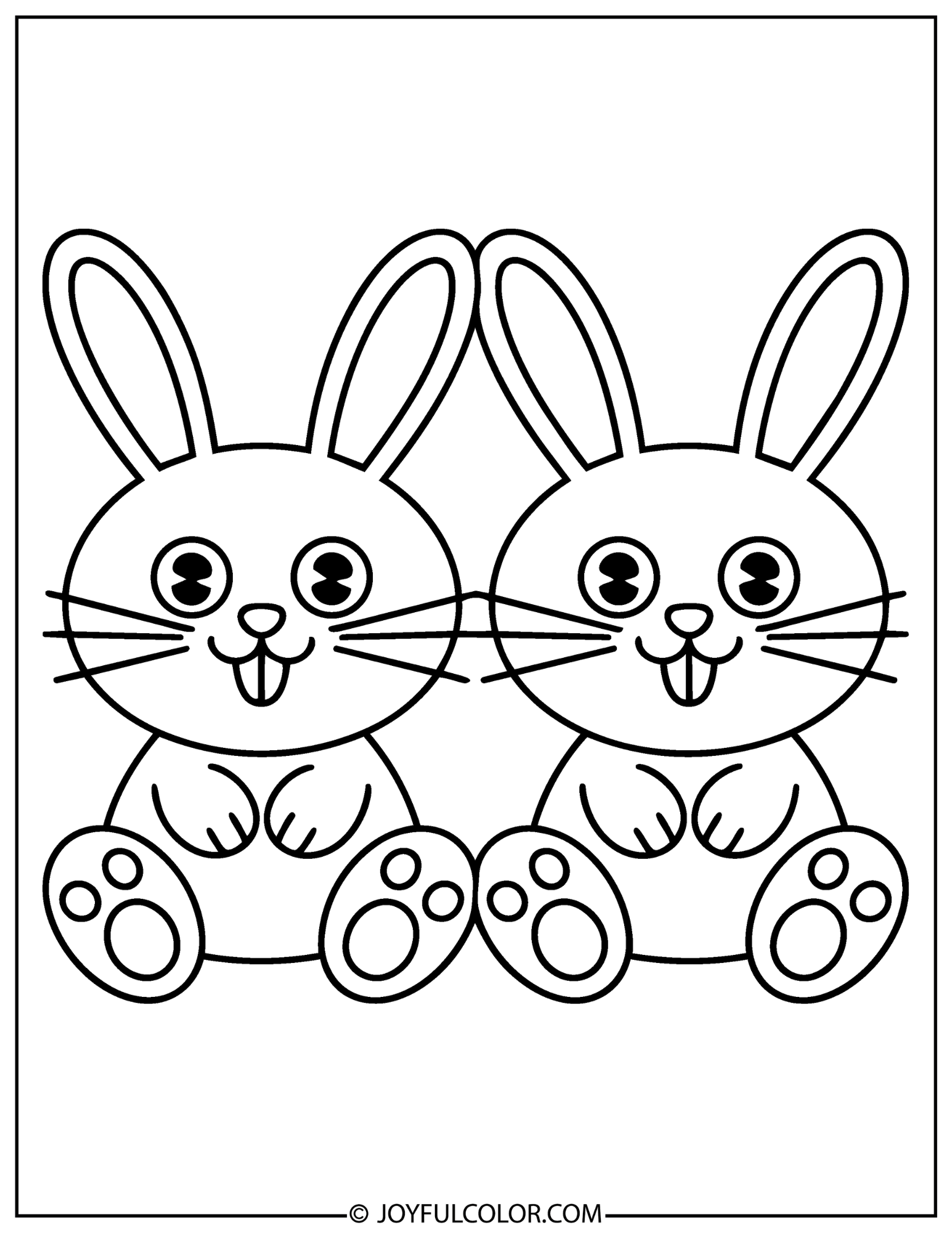 Kuromi and Best Friend Coloring Page