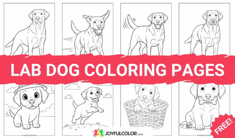 45+ Lab Dog Coloring Pages – FREE Printable Sheets for Dog Lovers!