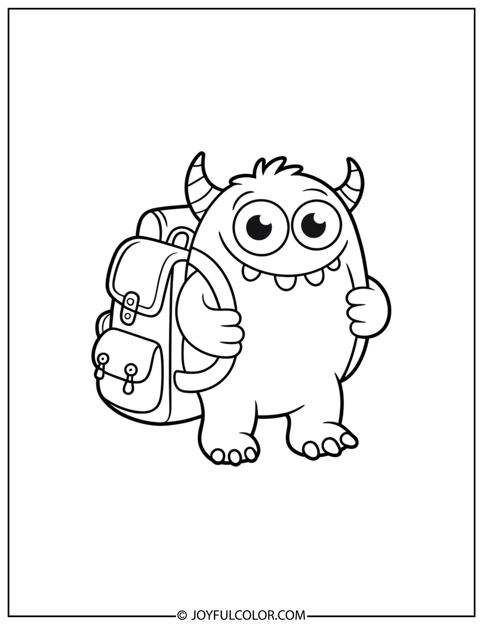 Labubu Adventure Coloring Page