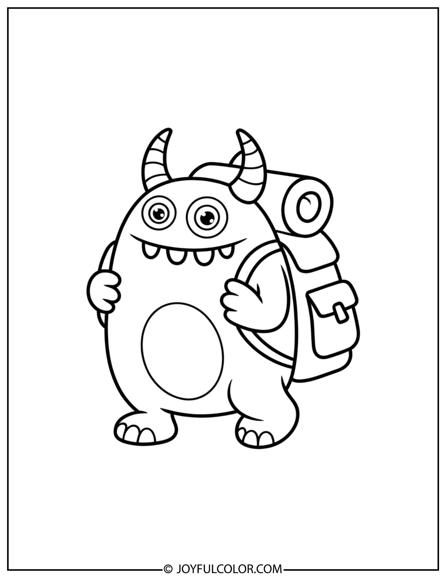Labubu Adventure Coloring Page