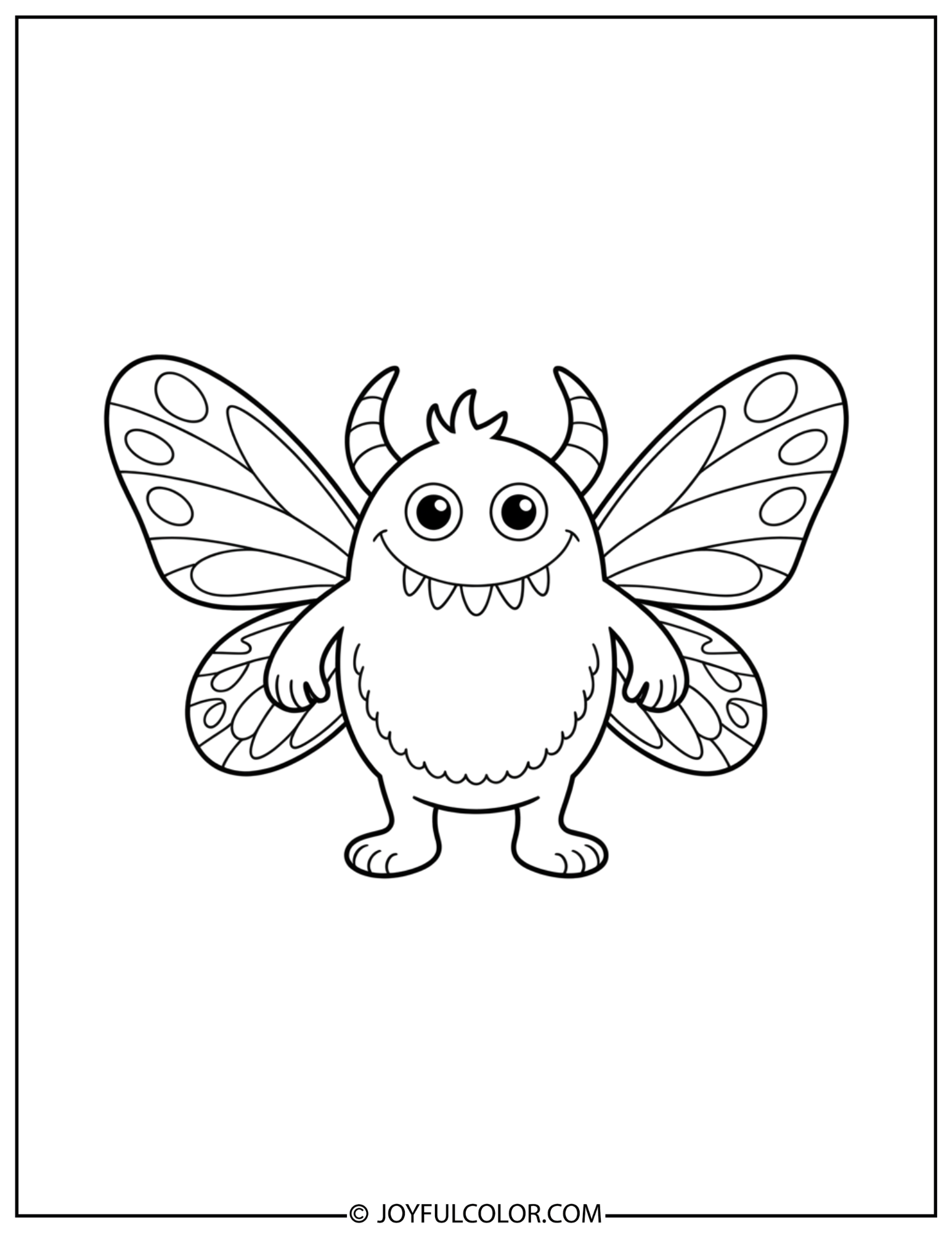 Labubu Fairy Coloring Page