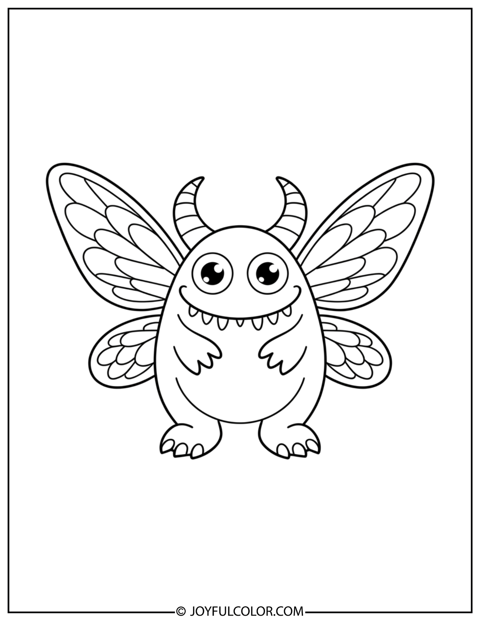 Labubu Fairy Coloring Page