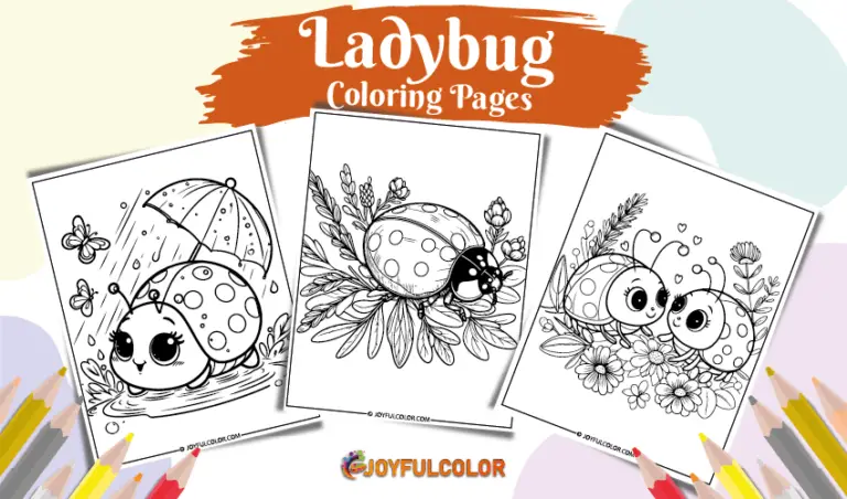 20 Printable Ladybug Coloring Pages for FREE Download