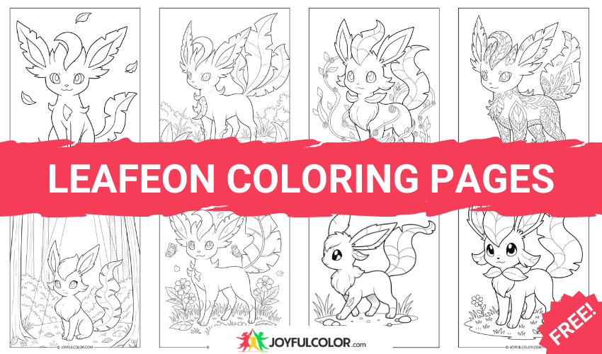 Leafeon Coloring Pages