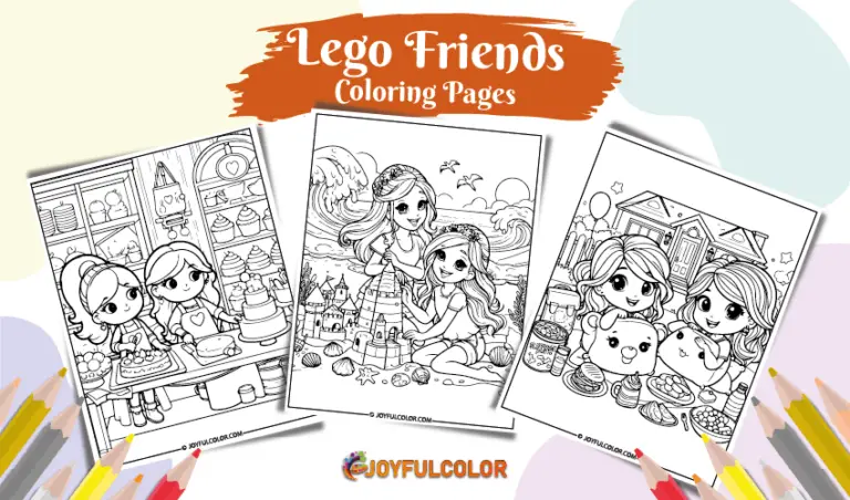 20 FREE Lego Friends Coloring Pages – Ready to Print and Color