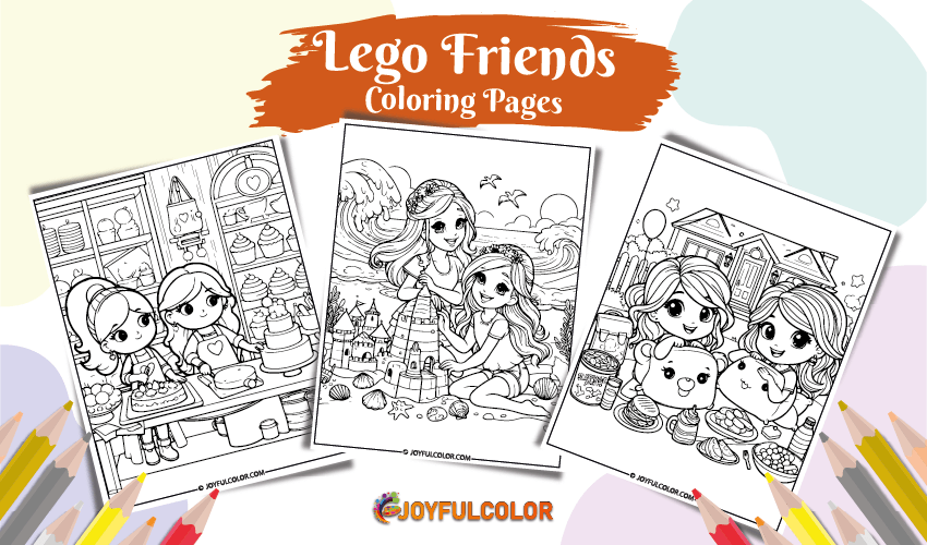 Lego Friends Coloring Pages