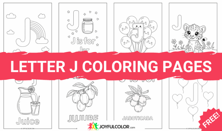 Letter J Coloring Pages