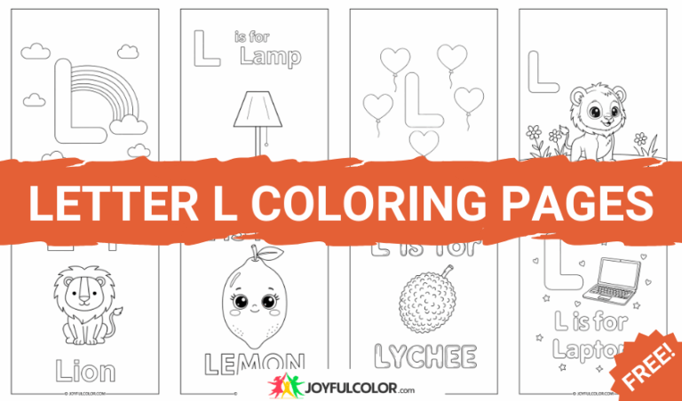 Letter L Coloring Pages – FREE Printable Sheets!