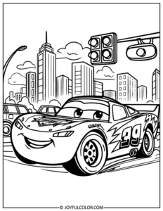 20 Lightning McQueen Coloring Pages Printable PDF for Kids