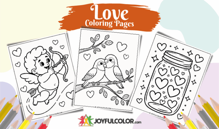 24 FREE Printable Love Coloring Pages For All Ages