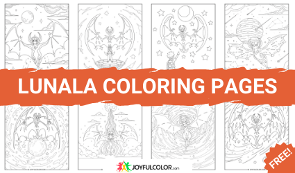 Lunala Coloring Pages