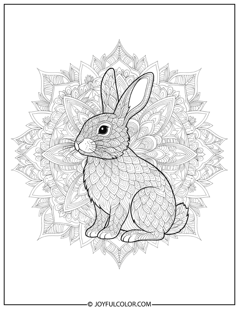 35+ Spring Bunny Coloring Pages – FREE Printable Sheets for Kids ...