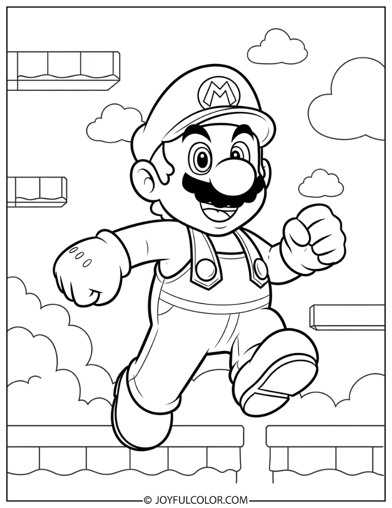 Mario Coloring Page 3