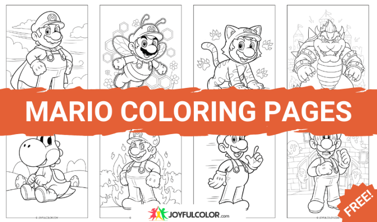 Mario Coloring Pages