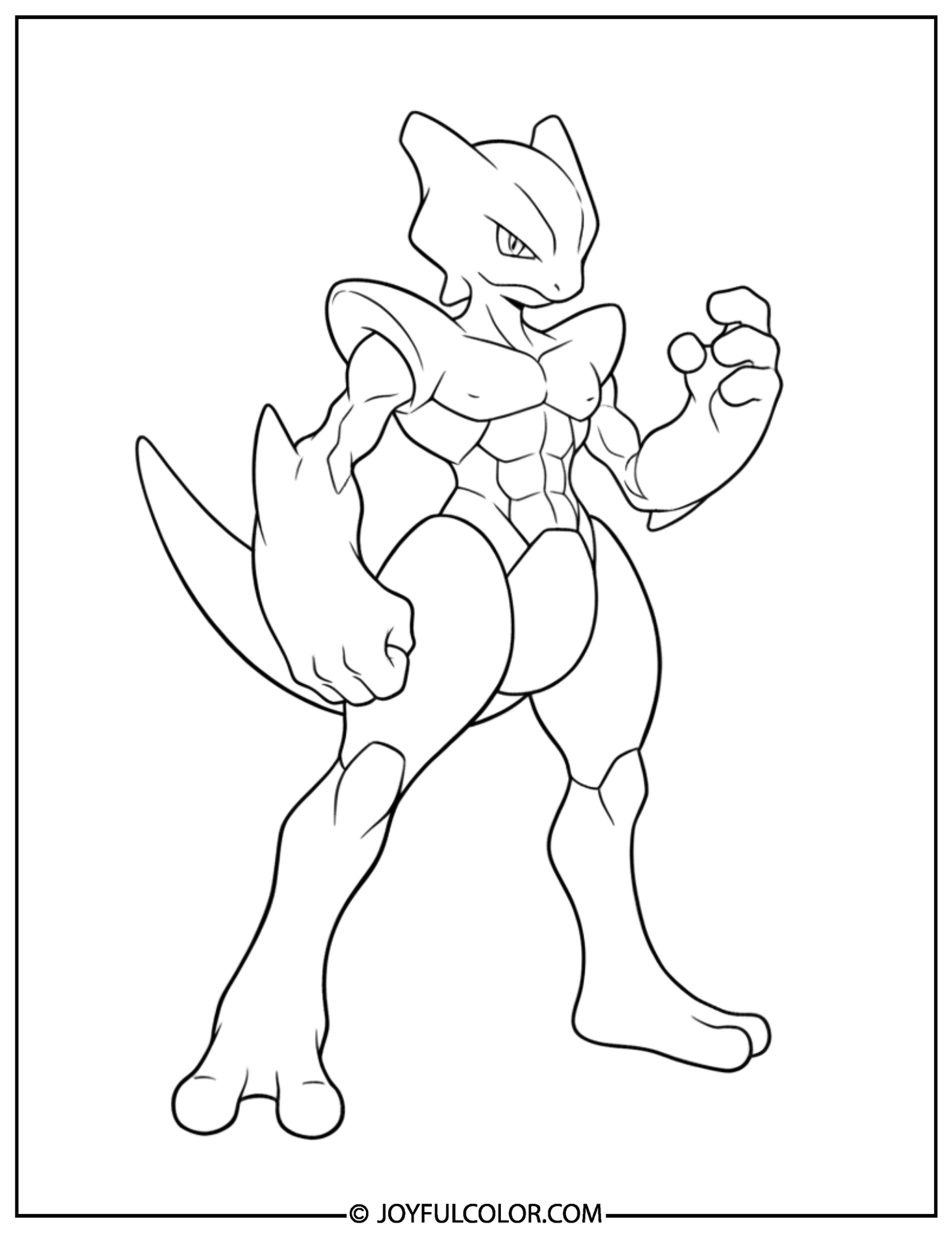 Mega Mewtwo X Power Pose
